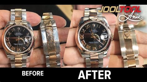 how to polish rolex watch